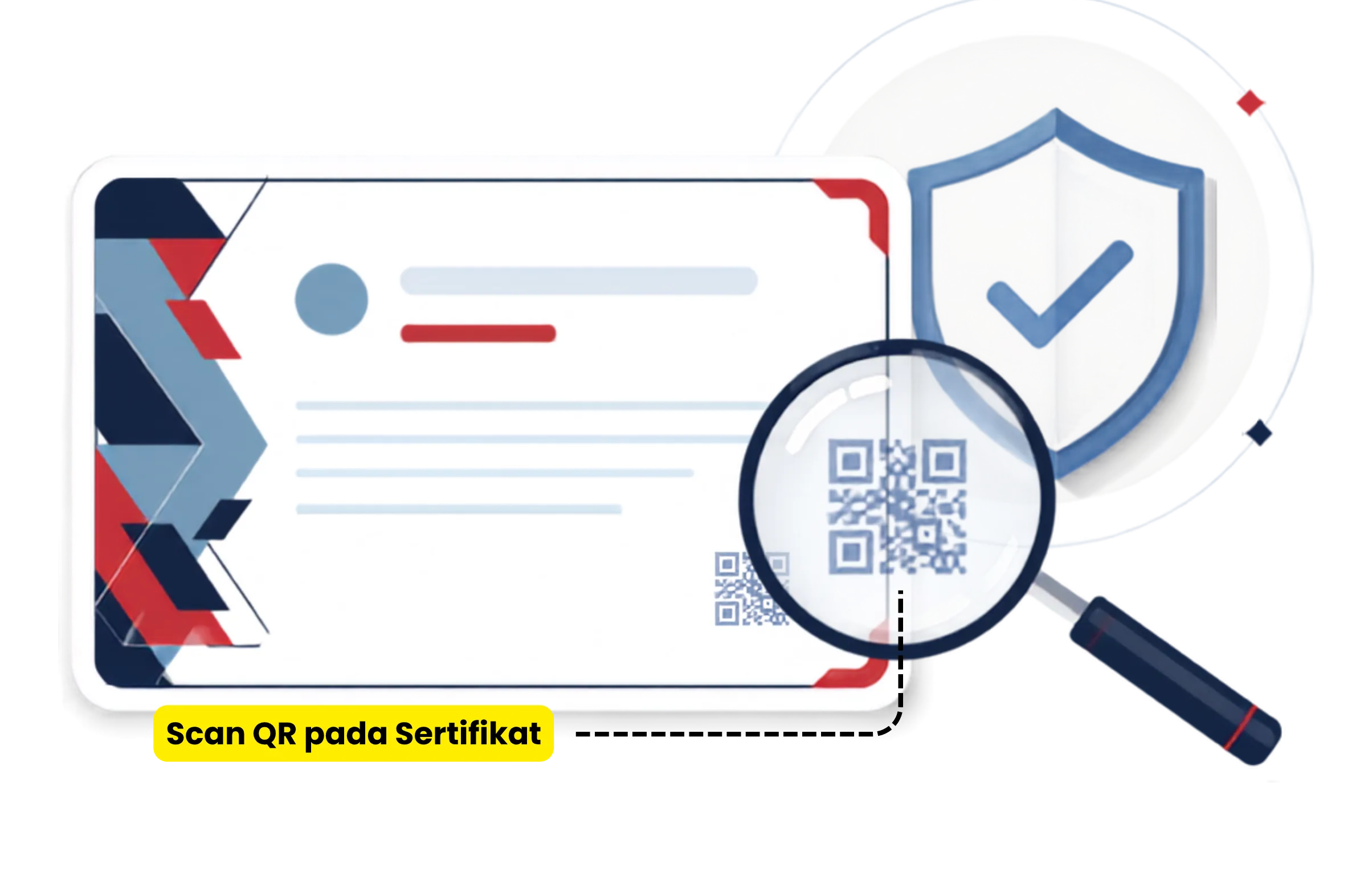 Panduan menemukan QR barcode pada sertifikat